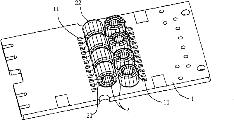 Magnetic connection module and network connector having same