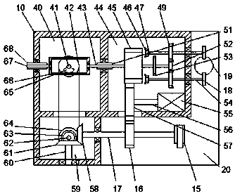 Shooting device for training