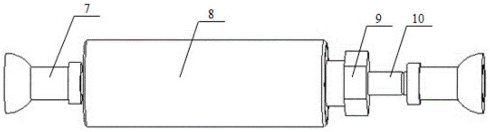 Automatic docking and falling connector with active follow-up function of carrier rocket