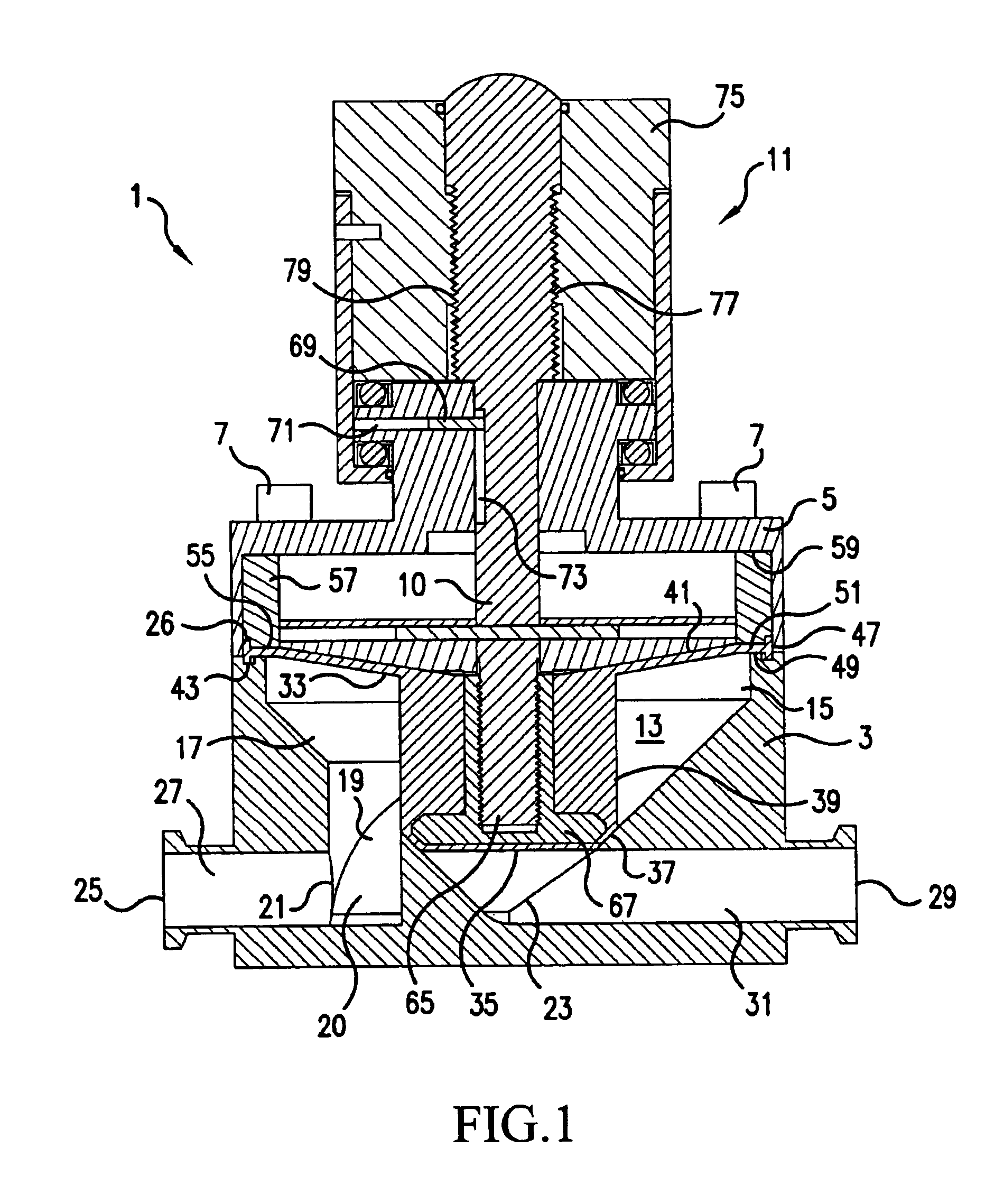 Circumferential sealing diaphragm valve