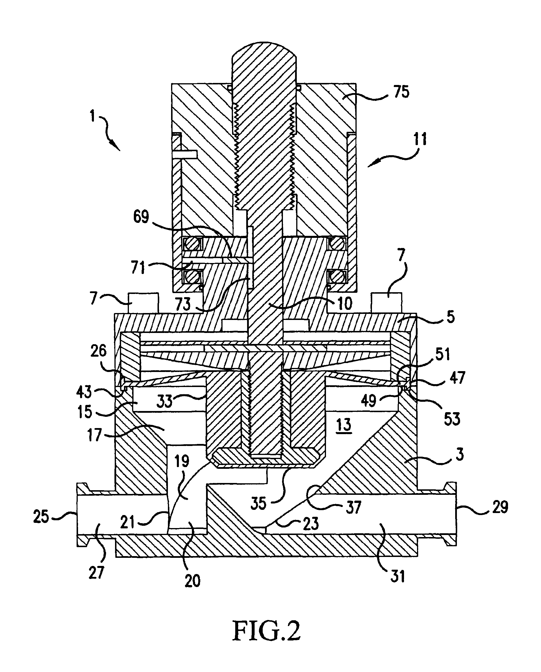 Circumferential sealing diaphragm valve