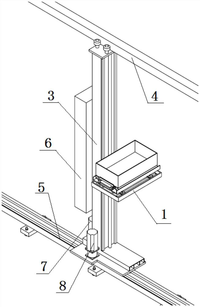 Self-balancing warehousing robot for dangerous place