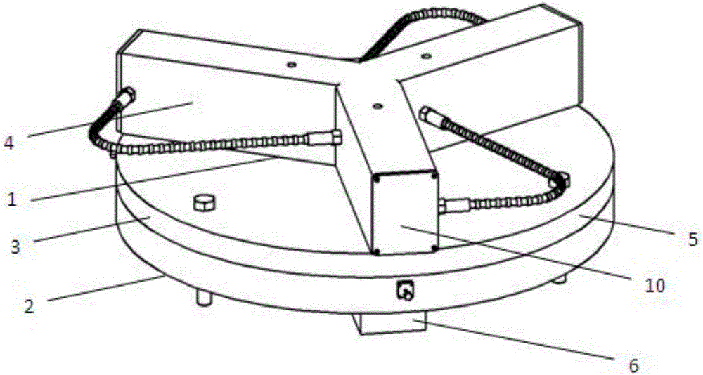 Ternary gas matching and mixing device