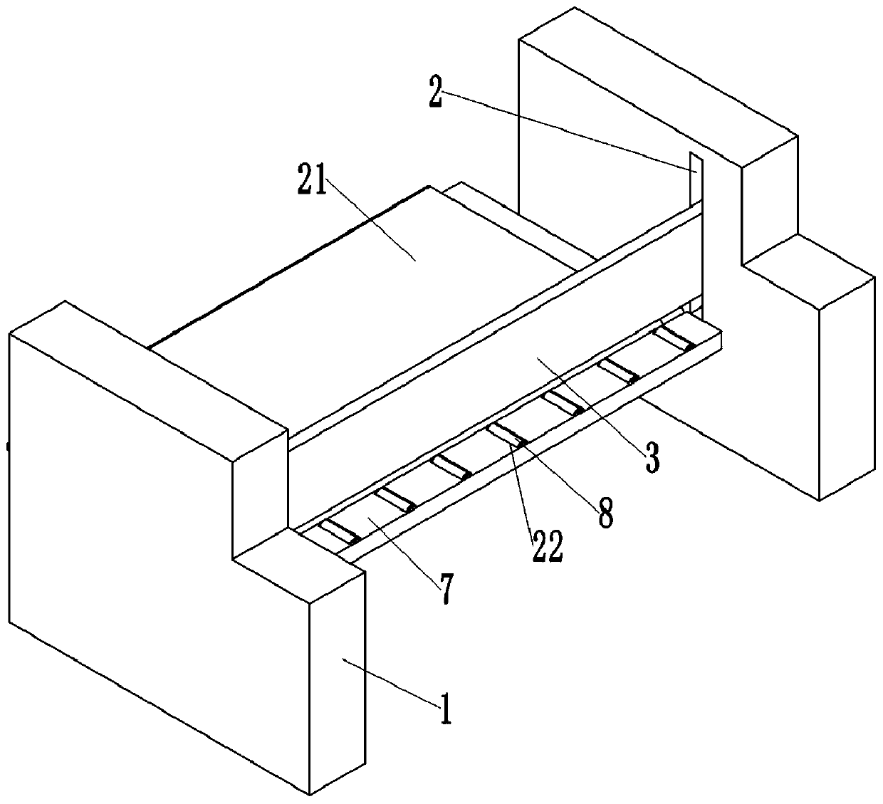 Flattening device for production of nearsightedness preventing homework book