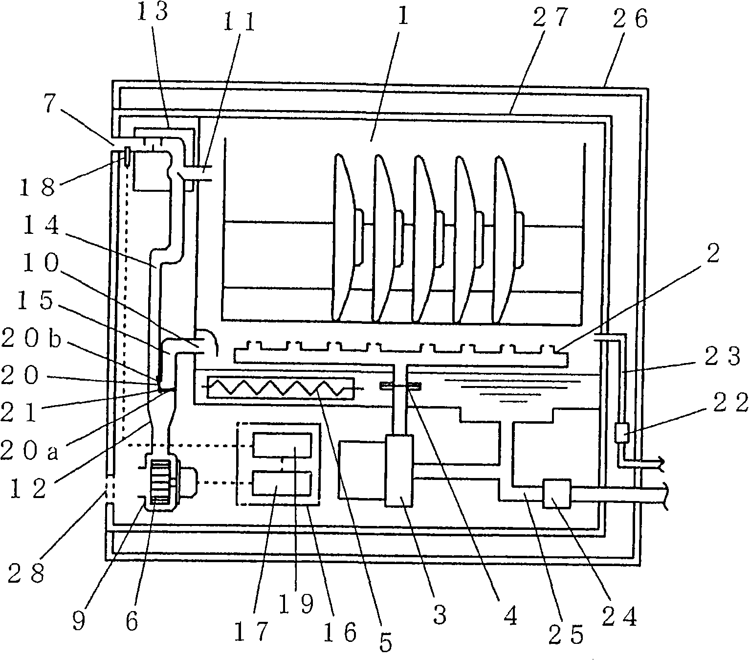 Dish washer/dryer