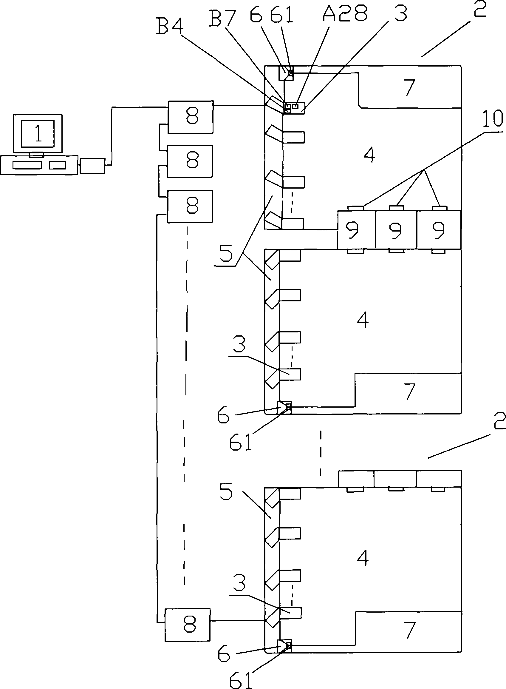 Automatic sow raising method and system in herd