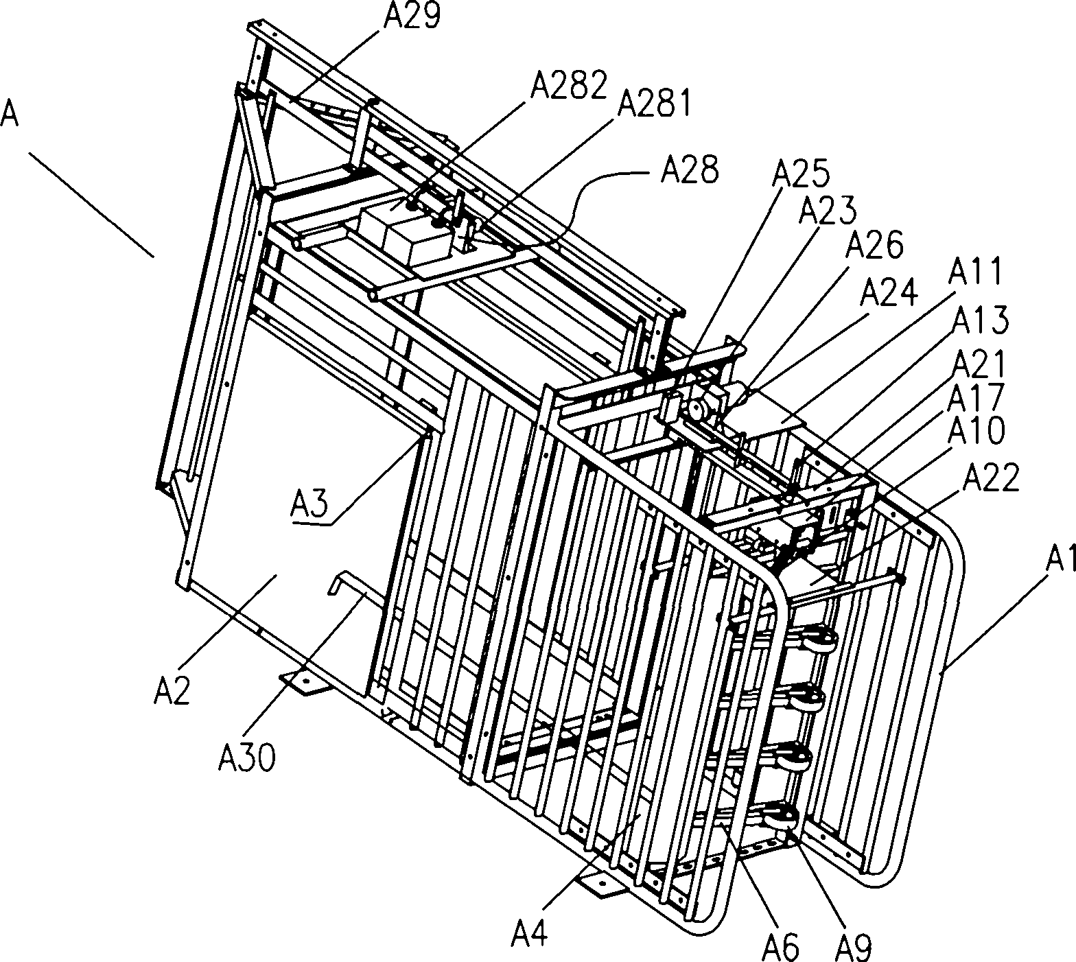 Automatic sow raising method and system in herd