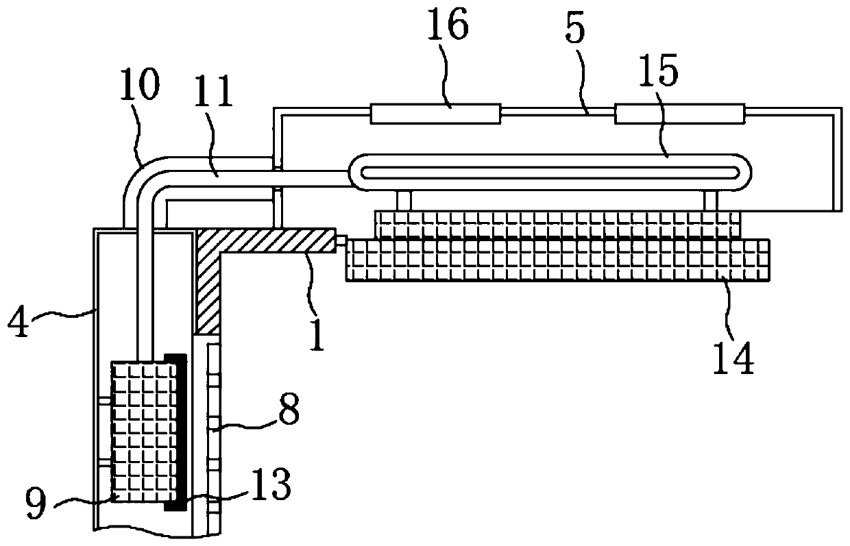 Power distribution cabinet heat dissipation device