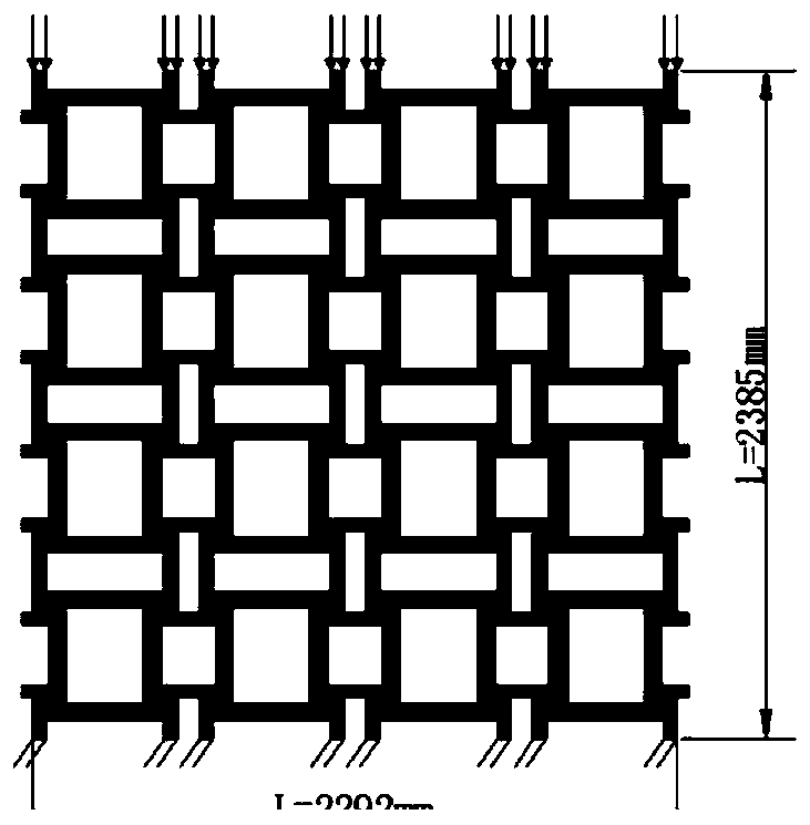 Negative Poisson's ratio lattice structure topology optimization method considering bearing characteristics