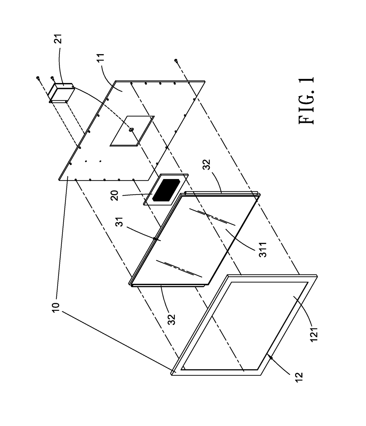 Combination of RFID antenna and illumination device