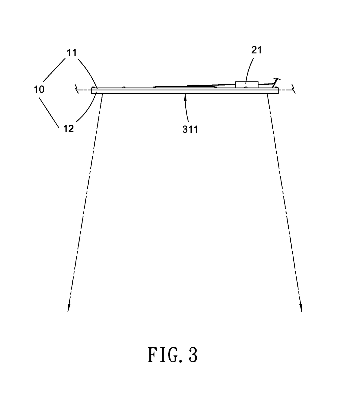 Combination of RFID antenna and illumination device