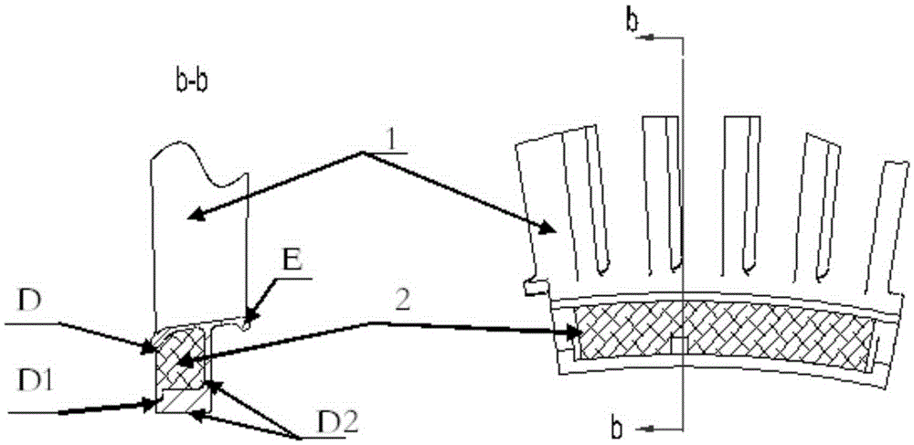 A processing method for guide vane edge plate of aero-engine