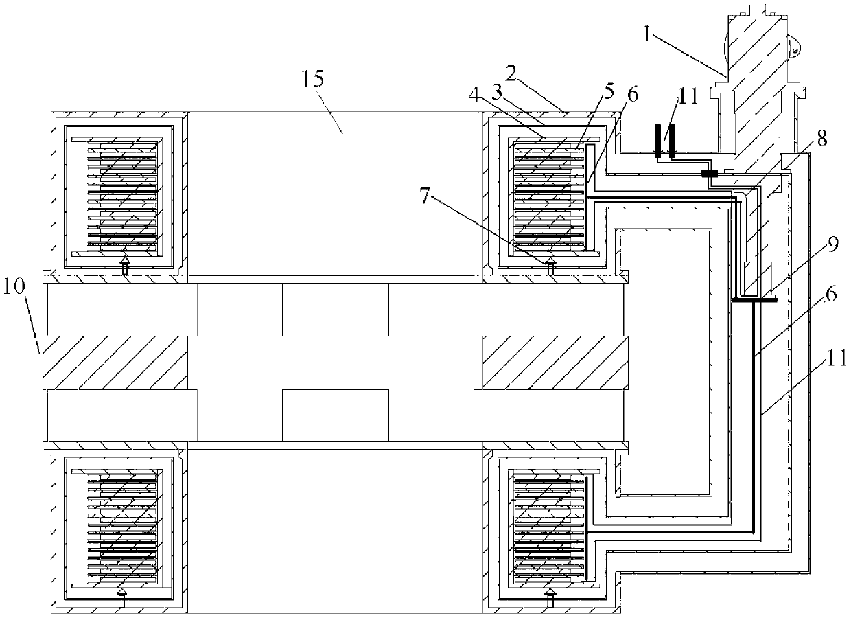 MgB2 superconducting magnet for magnetic-control Czochralski (CZ) processing of monocrystal