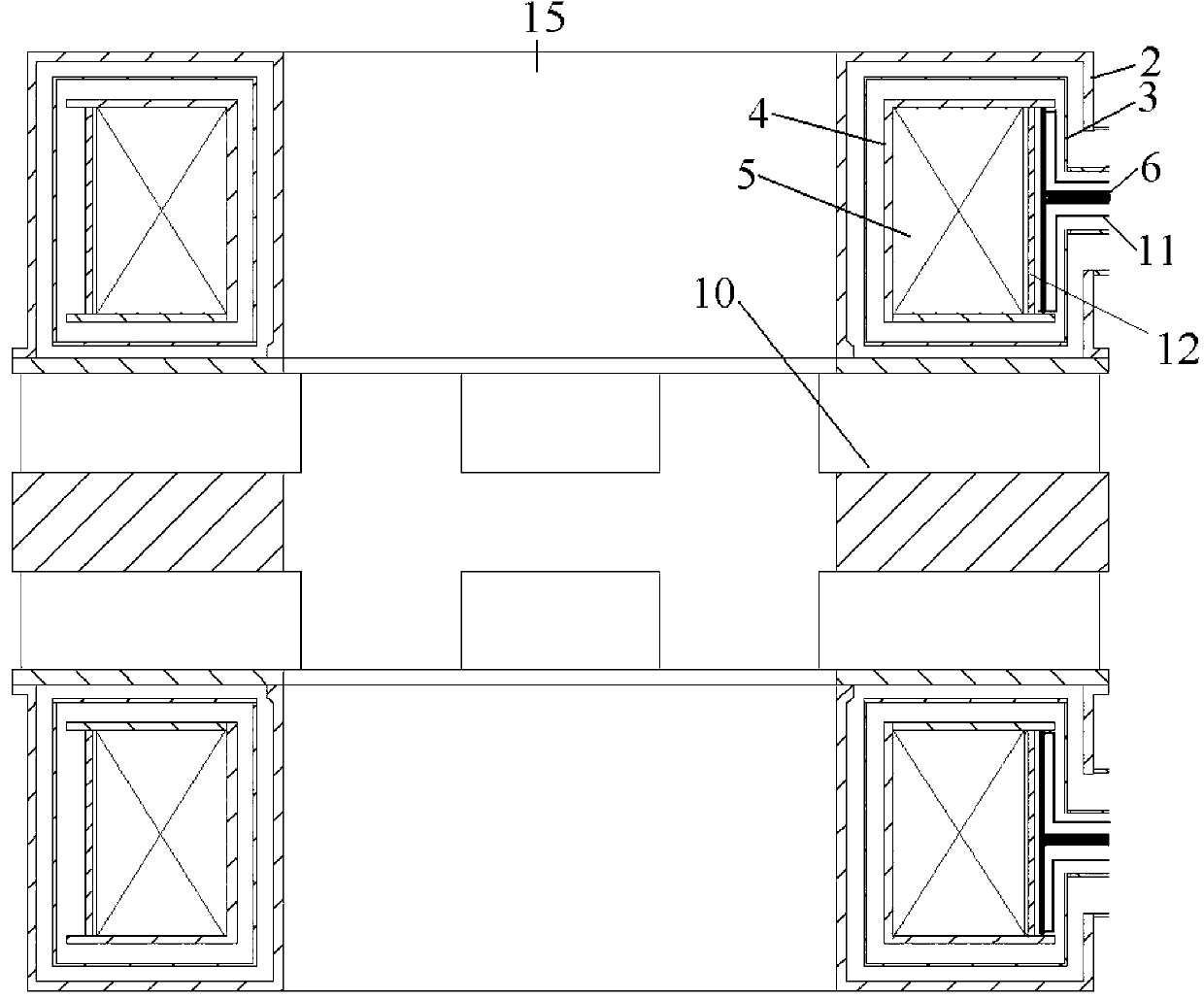 MgB2 superconducting magnet for magnetic-control Czochralski (CZ) processing of monocrystal