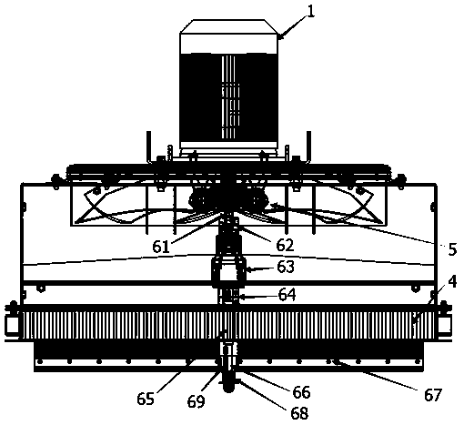 Cooler applicable to wind generating set