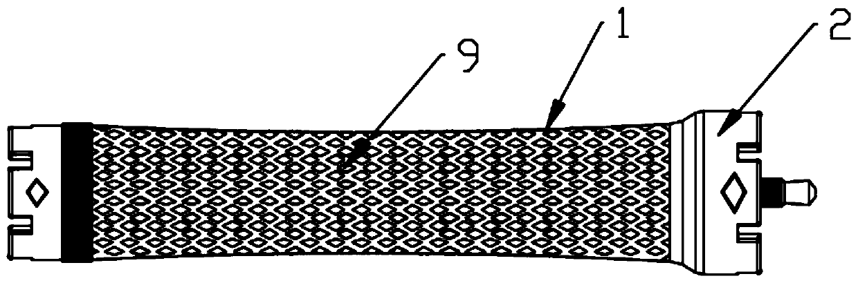 Internal and external heating combined hairdressing device