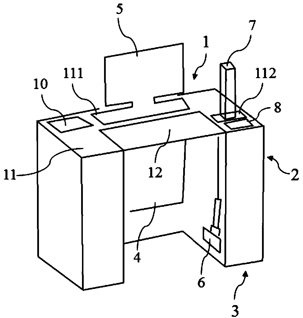 Interactive teaching desk and interactive teaching method