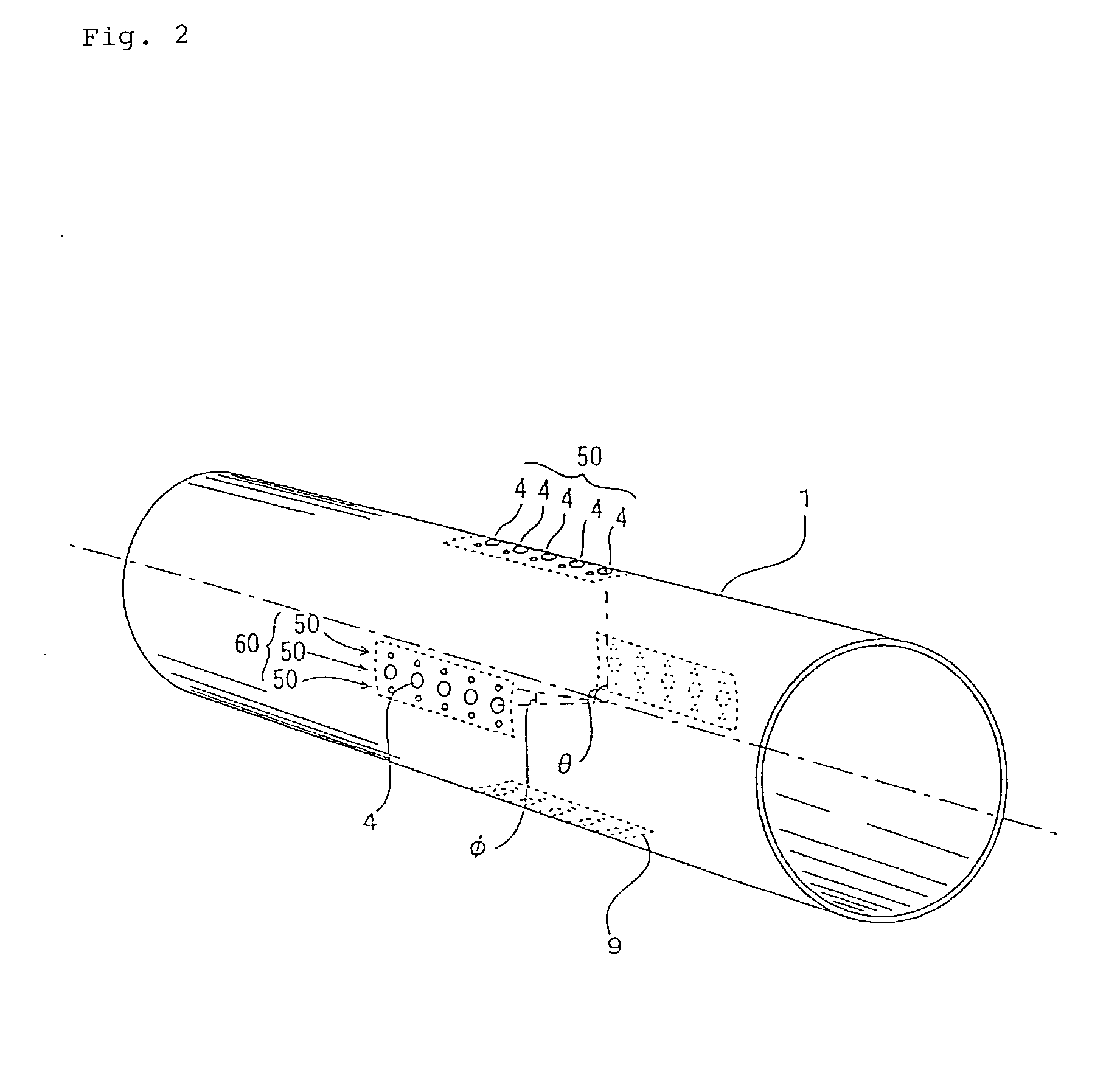 Gas generator for air bag and air bag device