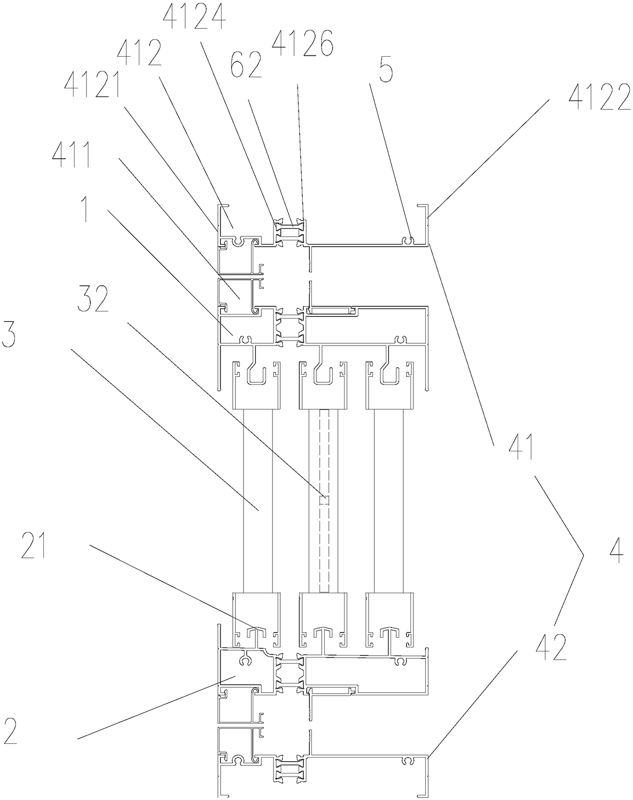 A kind of sliding door and window