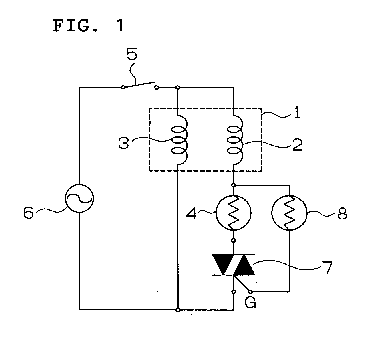 Starting circuit for single-phase induction motor