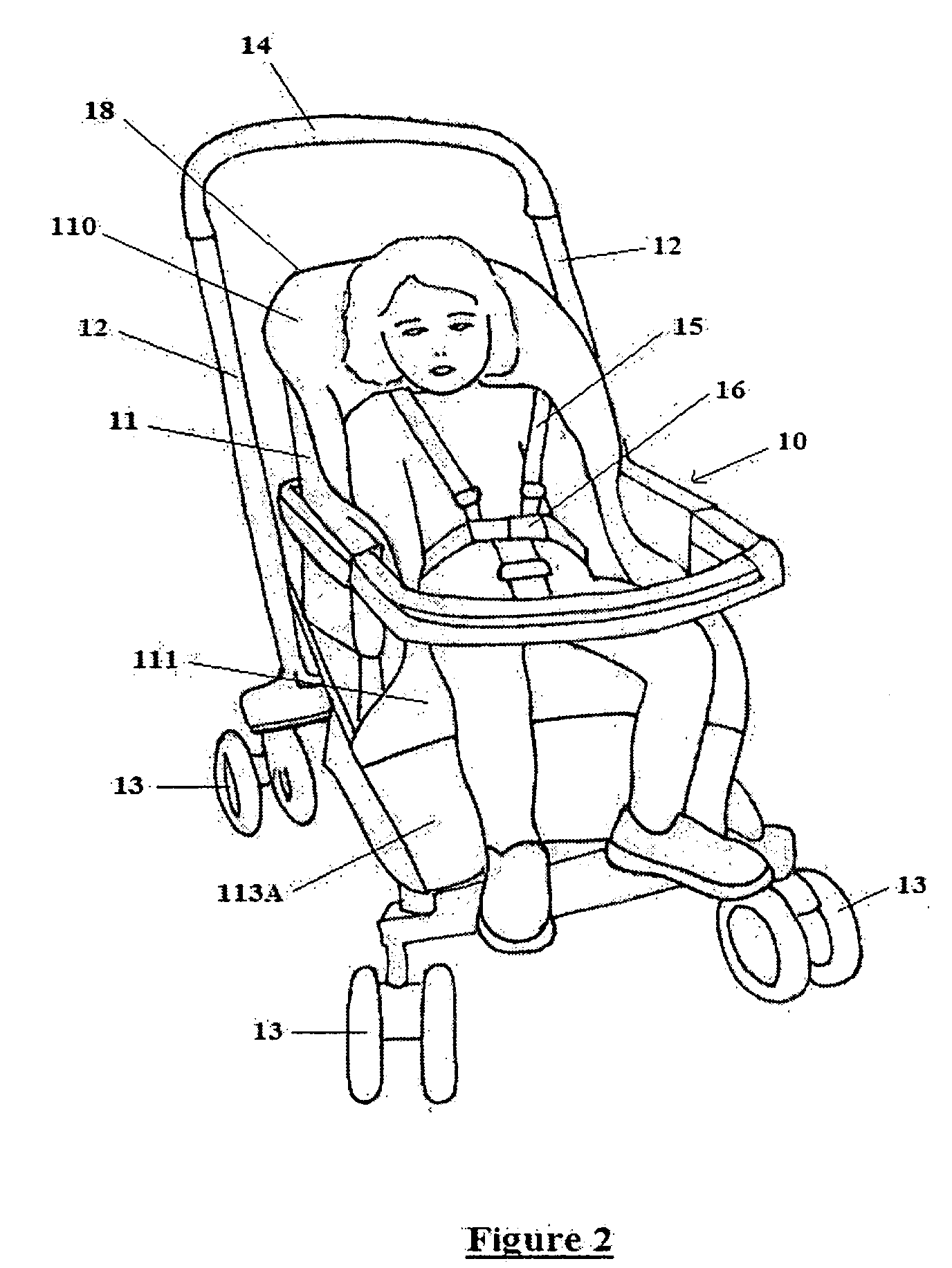 Bunting system for child strollers and the like