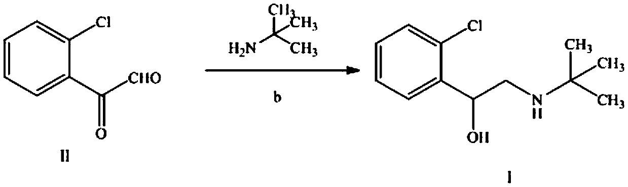 Method for industrial production of tulobuterol