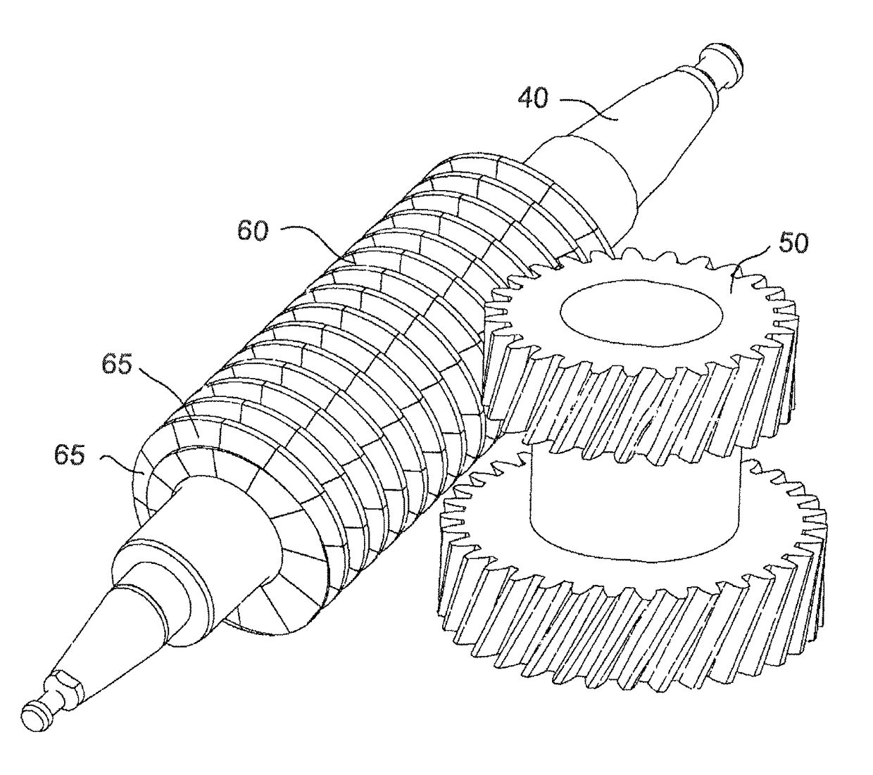 Tool for grinding toothed workpieces having collision contours