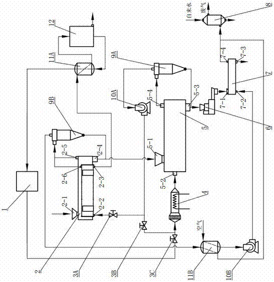 A device and method for triple utilization of exhaust steam waste heat of sludge superheated steam drying