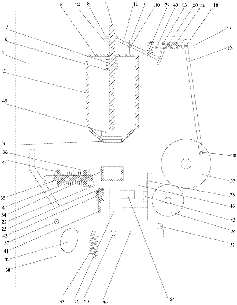 Intelligent material equal dividing device