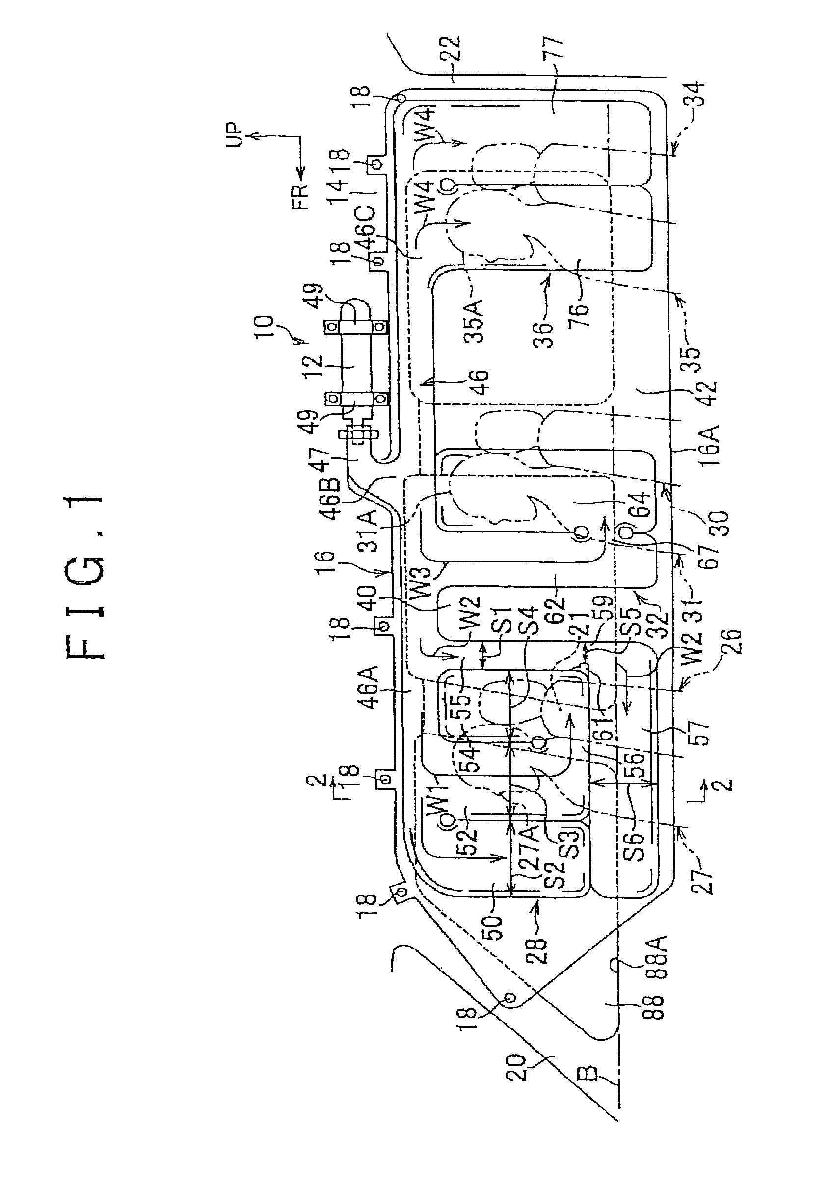 Head protecting airbag system