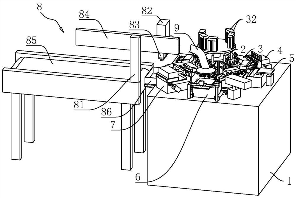 Welding system of relay coil processing device