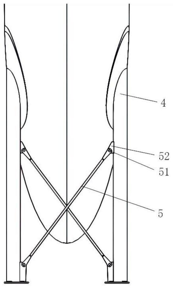 Sleeve supporting structure of large liquid hydrogen vacuum double-layer spherical tank