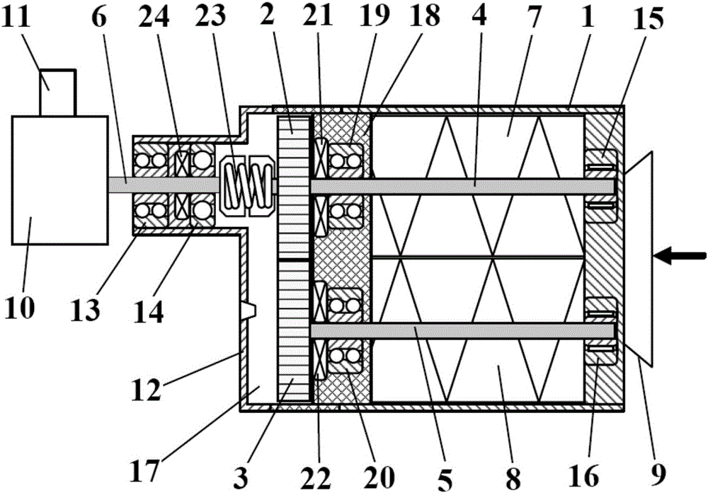 Air compressor for fuel cell