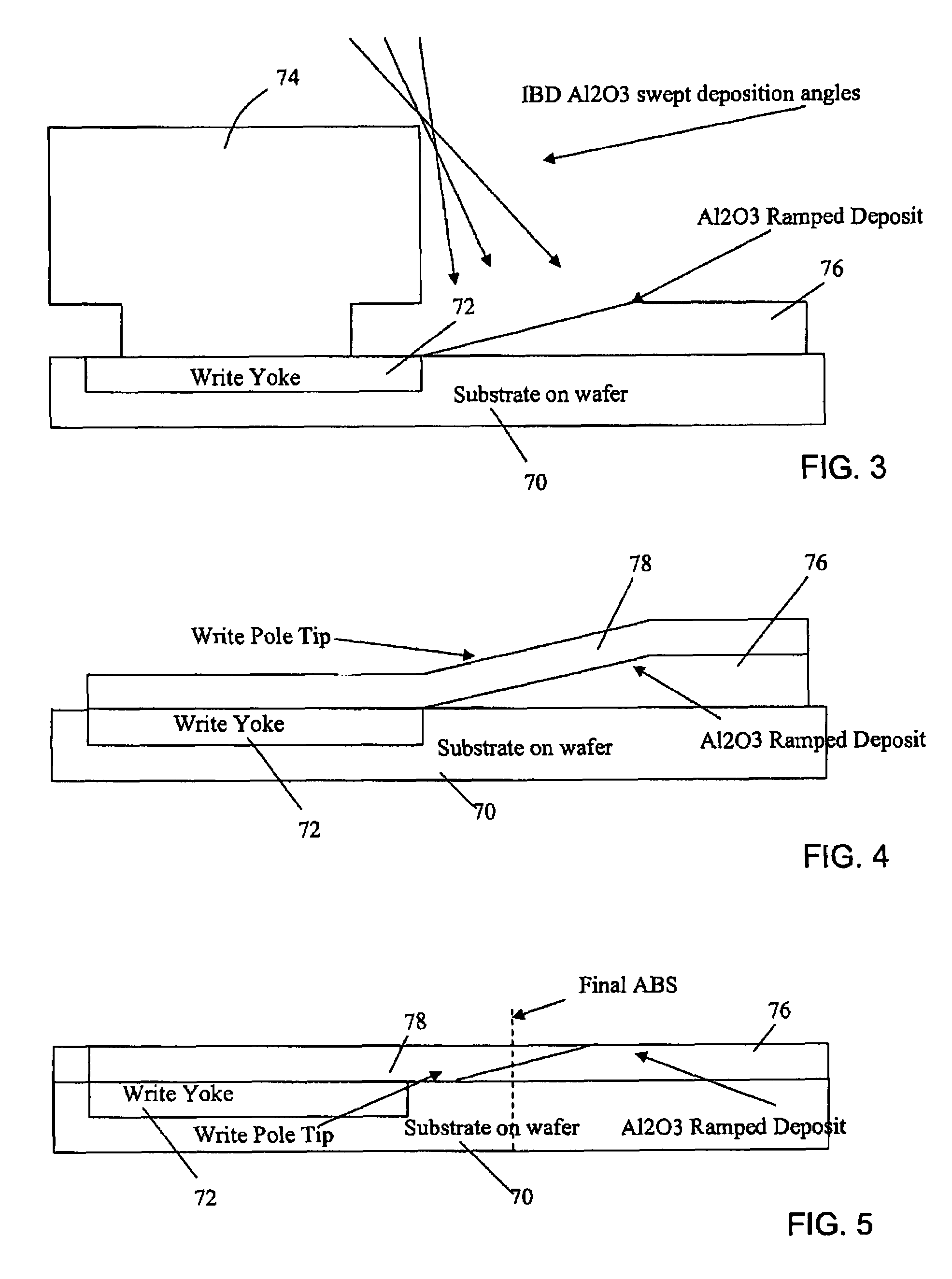 Tapered write pole for reduced skew effect