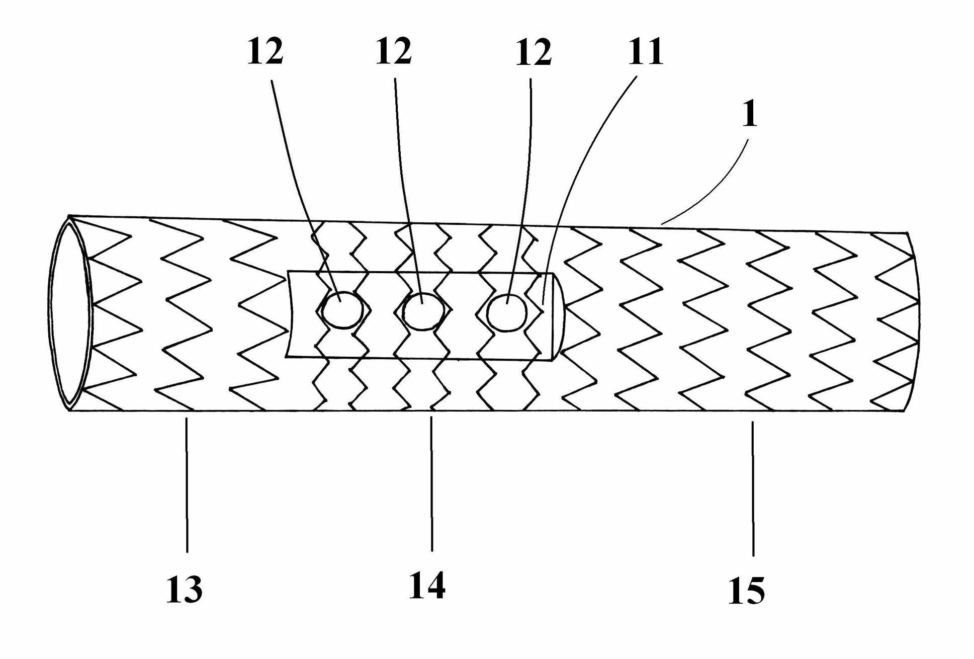 Branching type aortal vascular stent system