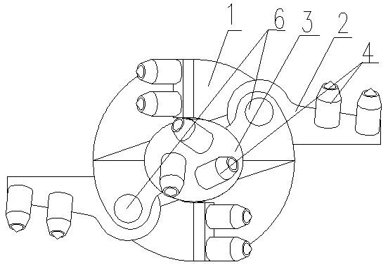 Bearizing drilling bit