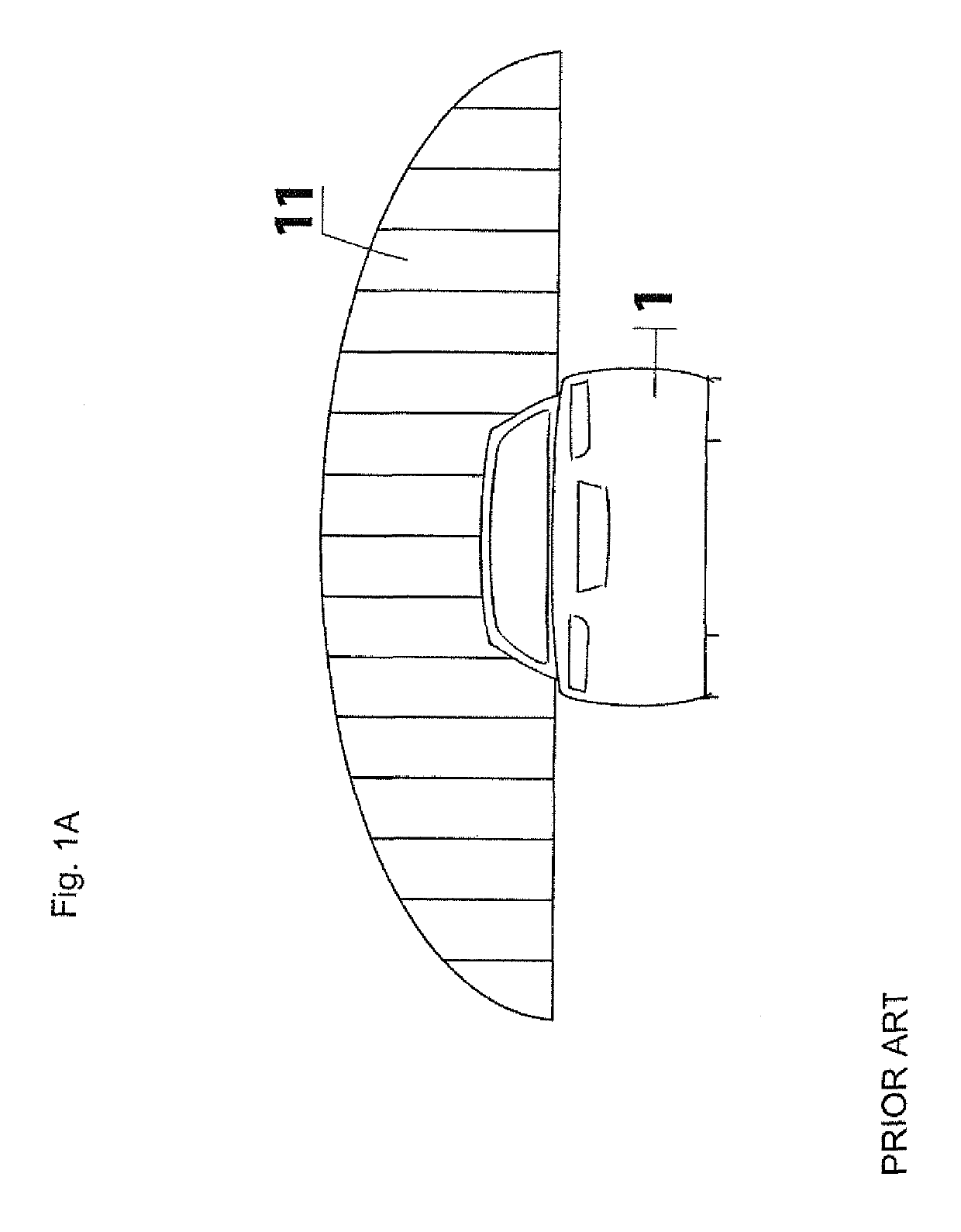 Arrangement and method for producing an asymmetrical, glare-free high-beam