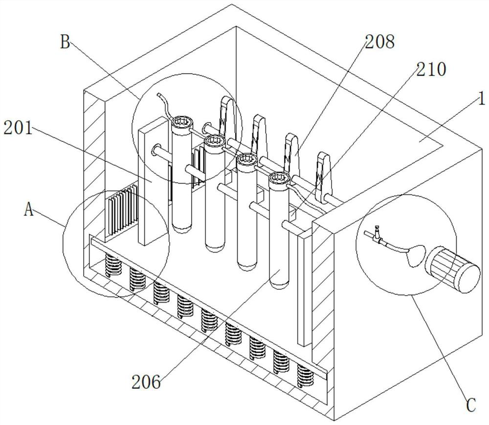 Test tube oscillation equipment for hospital clinical laboratory