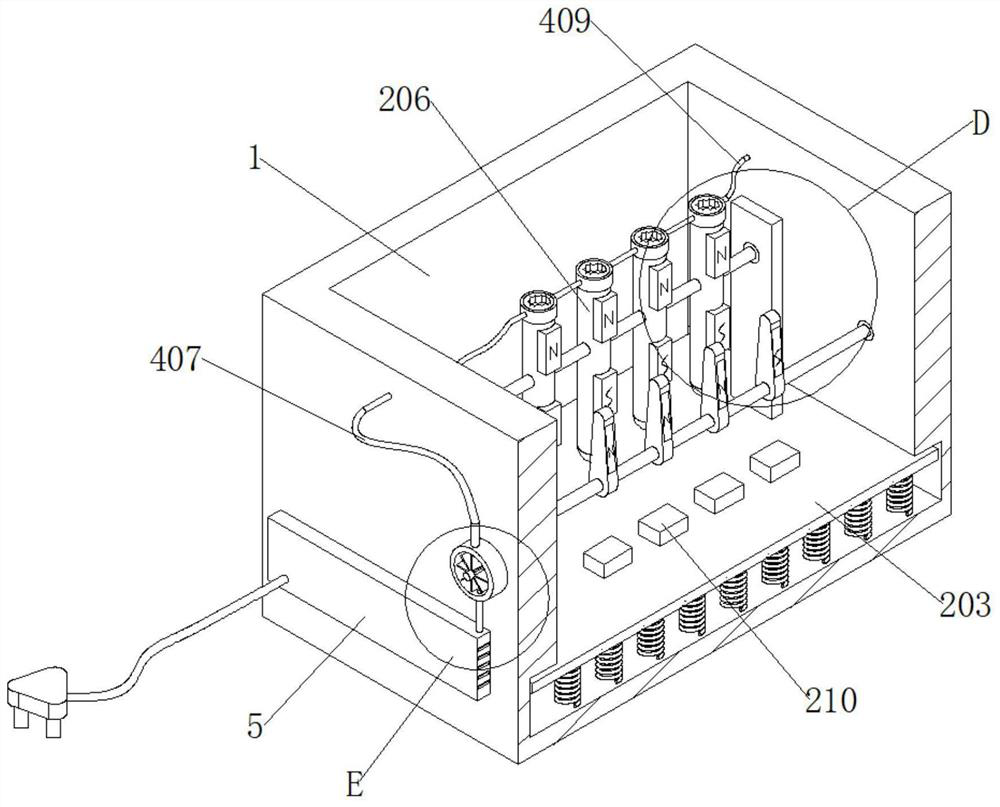 Test tube oscillation equipment for hospital clinical laboratory