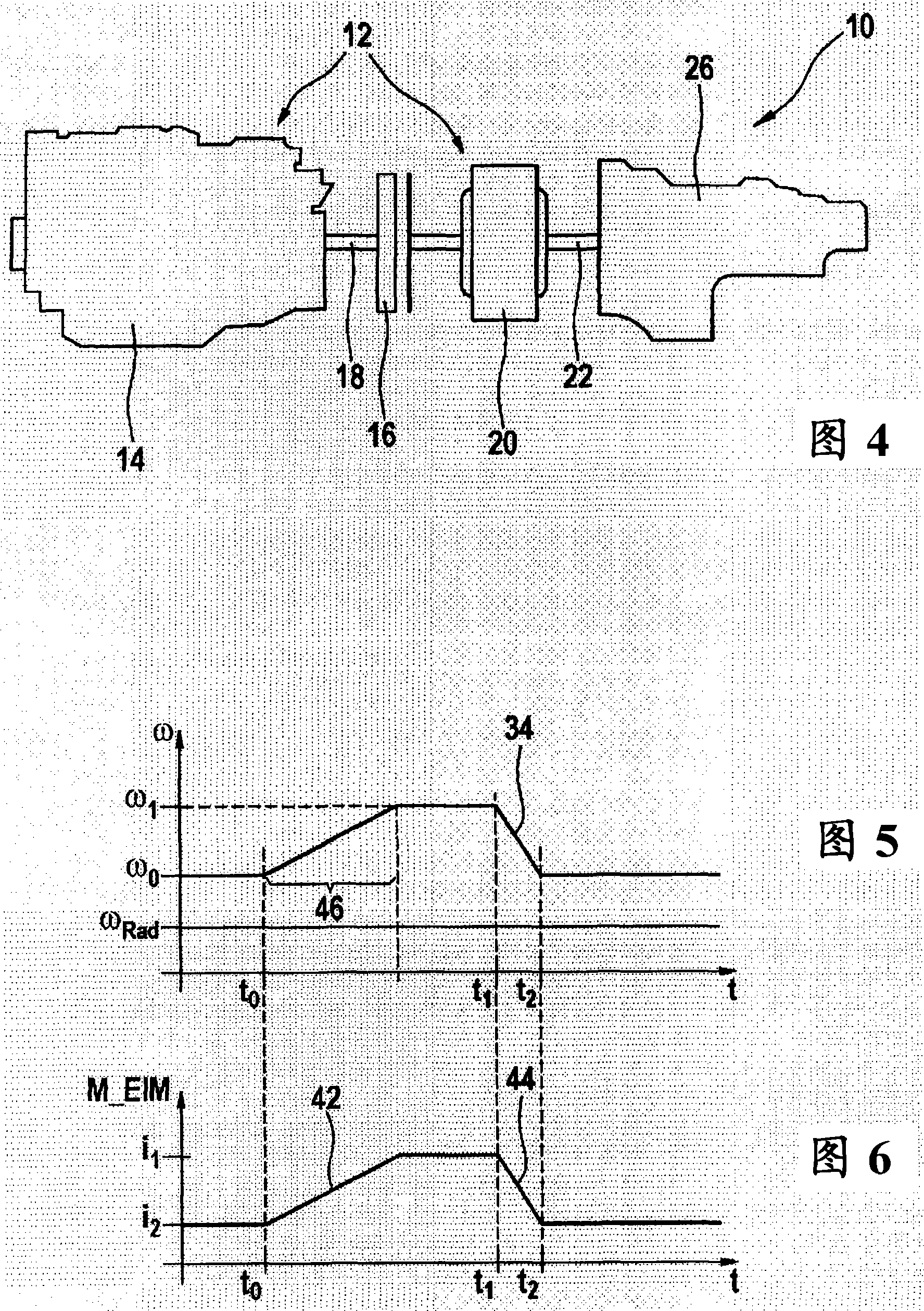 Method for starting an internal combustion engine in a hybrid drive