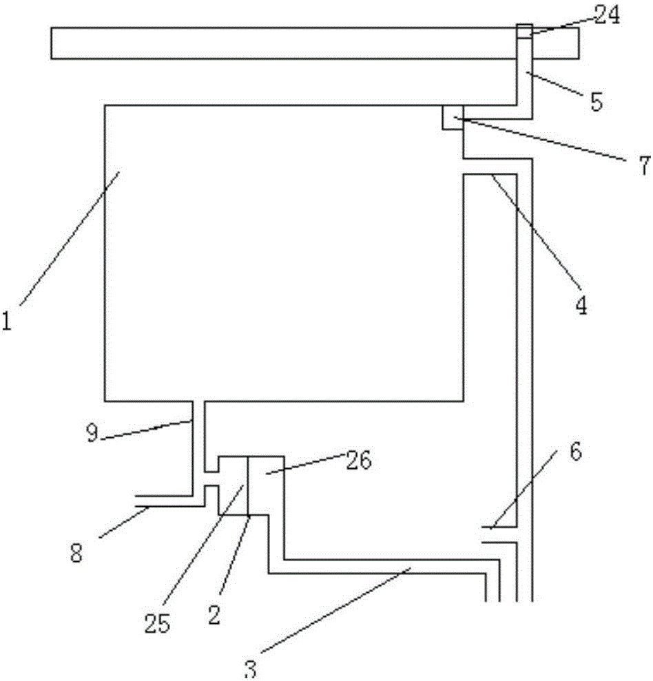 A water reuse system for buildings