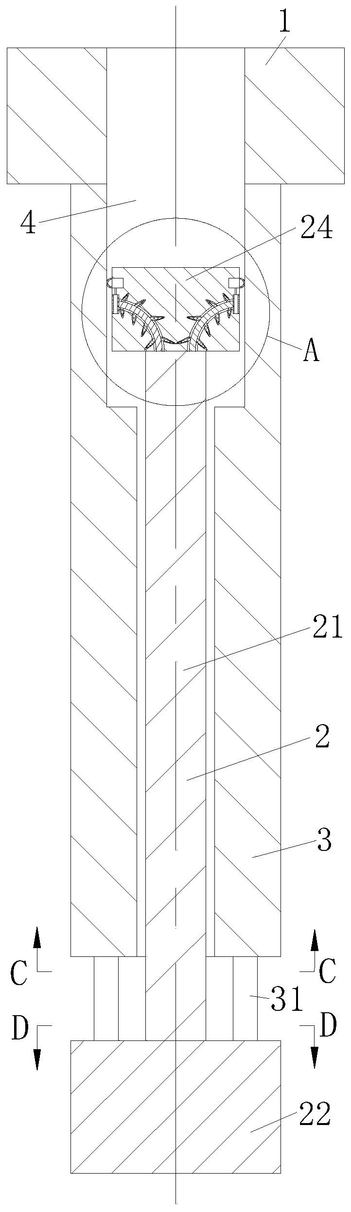 High-strength antitheft type screw fastener