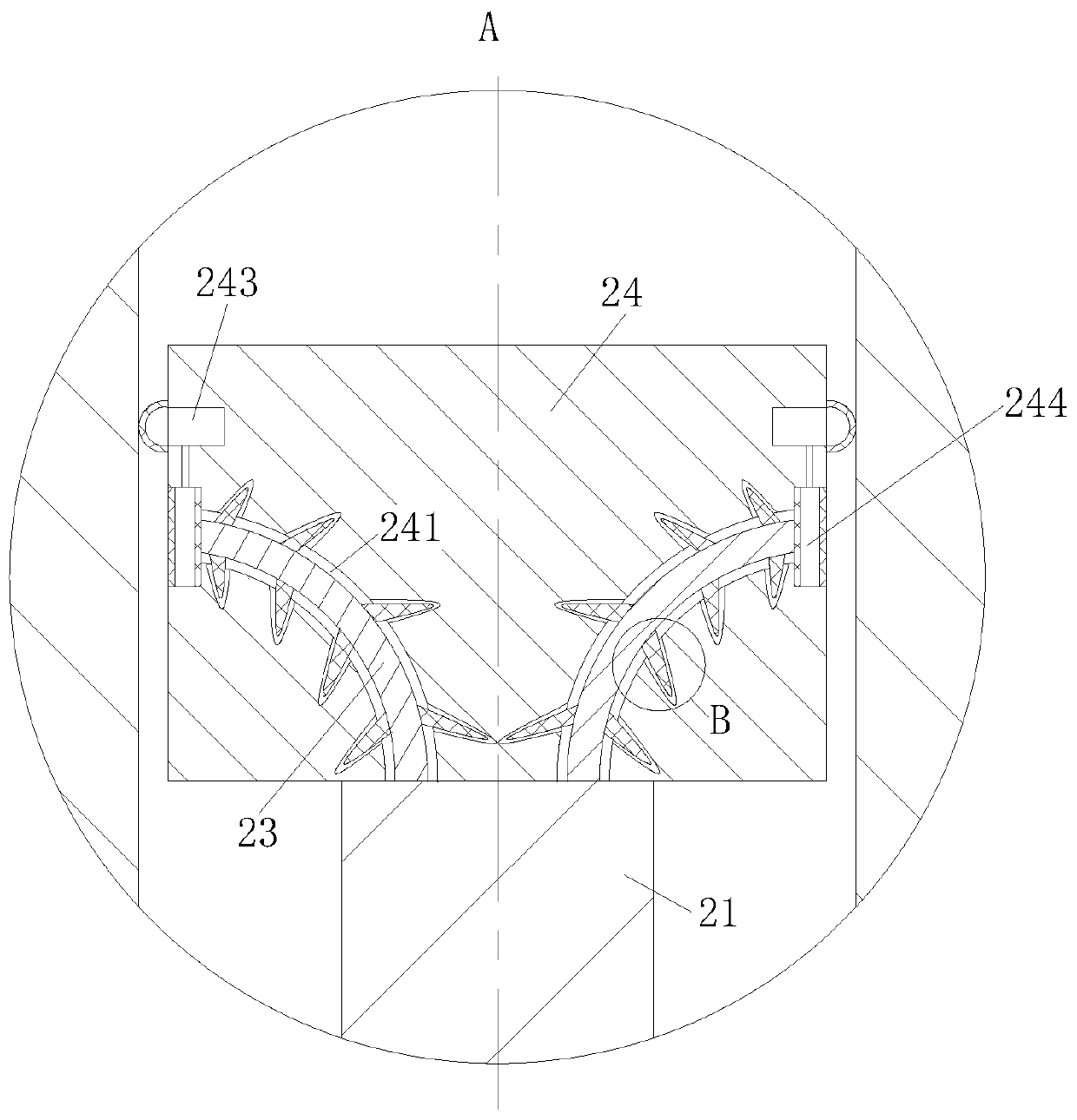 High-strength antitheft type screw fastener