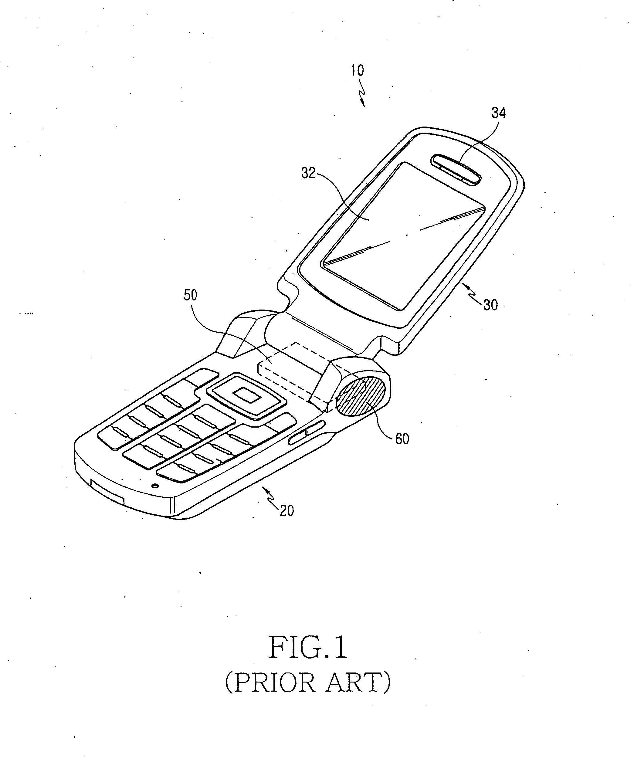 Speaker device for portable terminal using antenna mounting space