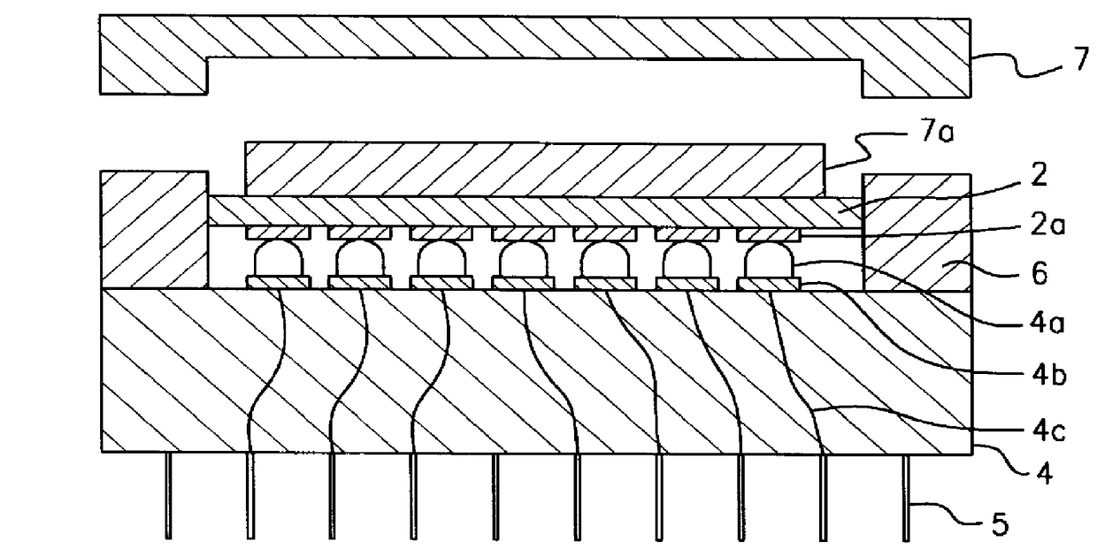 Fine pitch contact device employing a compliant conductive polymer bump