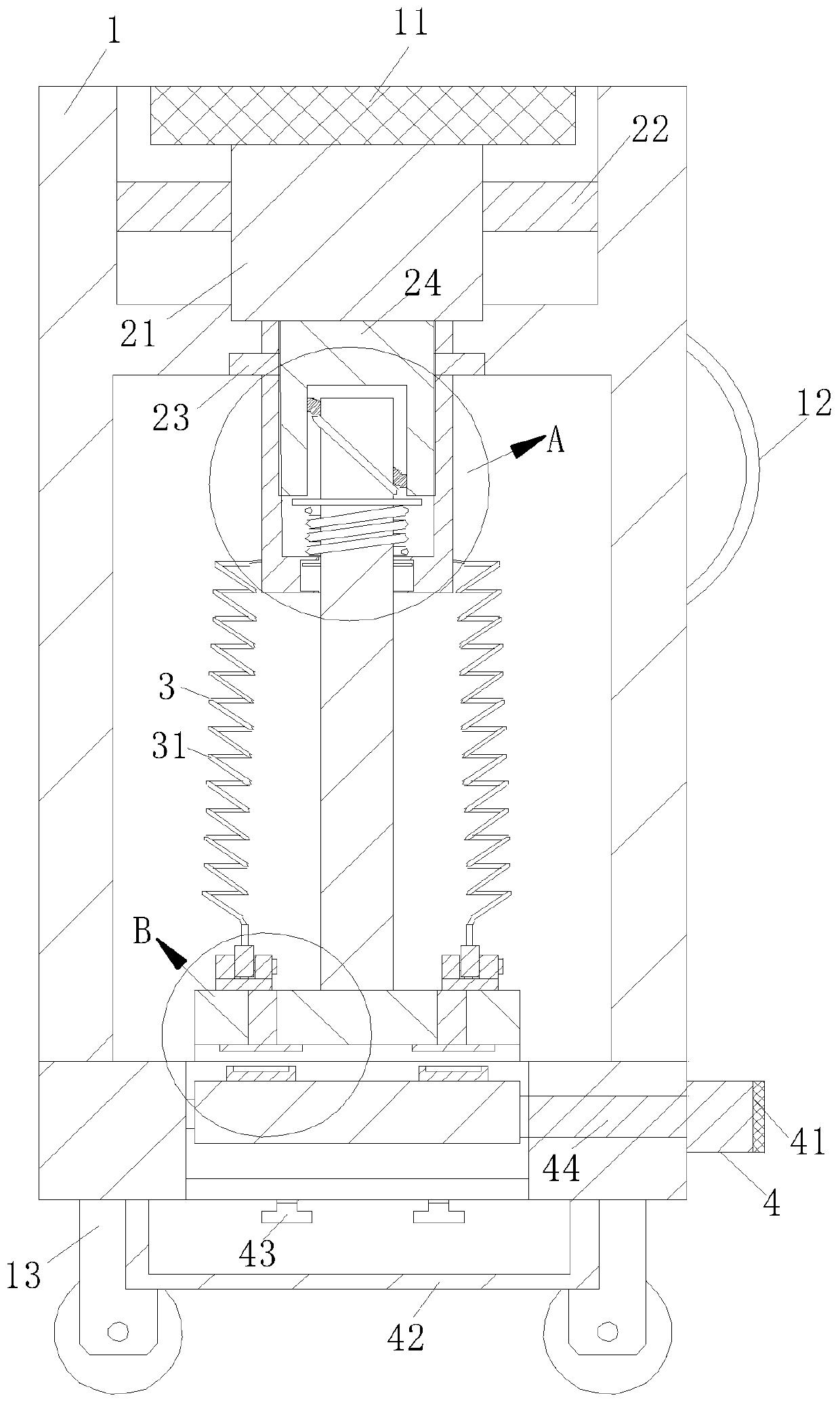 Electronic tag and chip packaging structure thereof