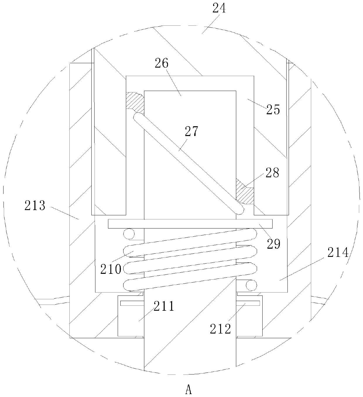 Electronic tag and chip packaging structure thereof