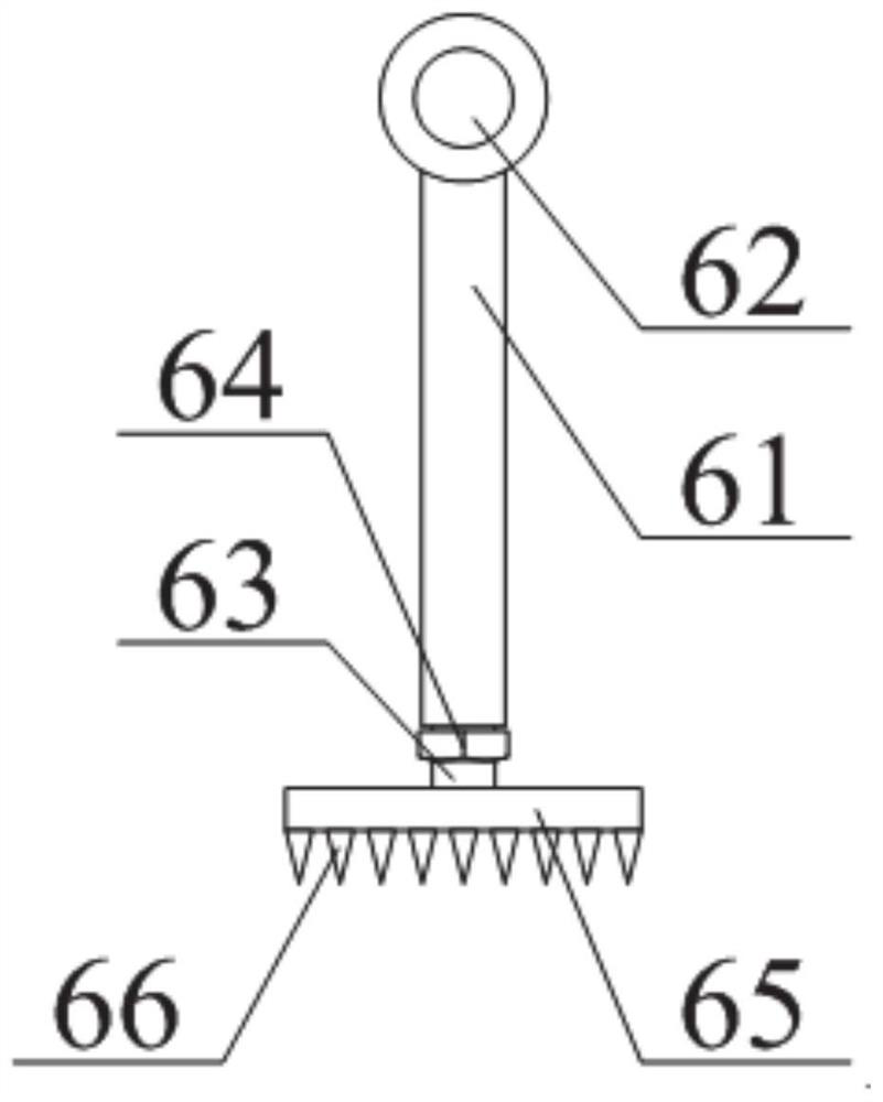 Mobile high-voltage electric power metering device and use method thereof