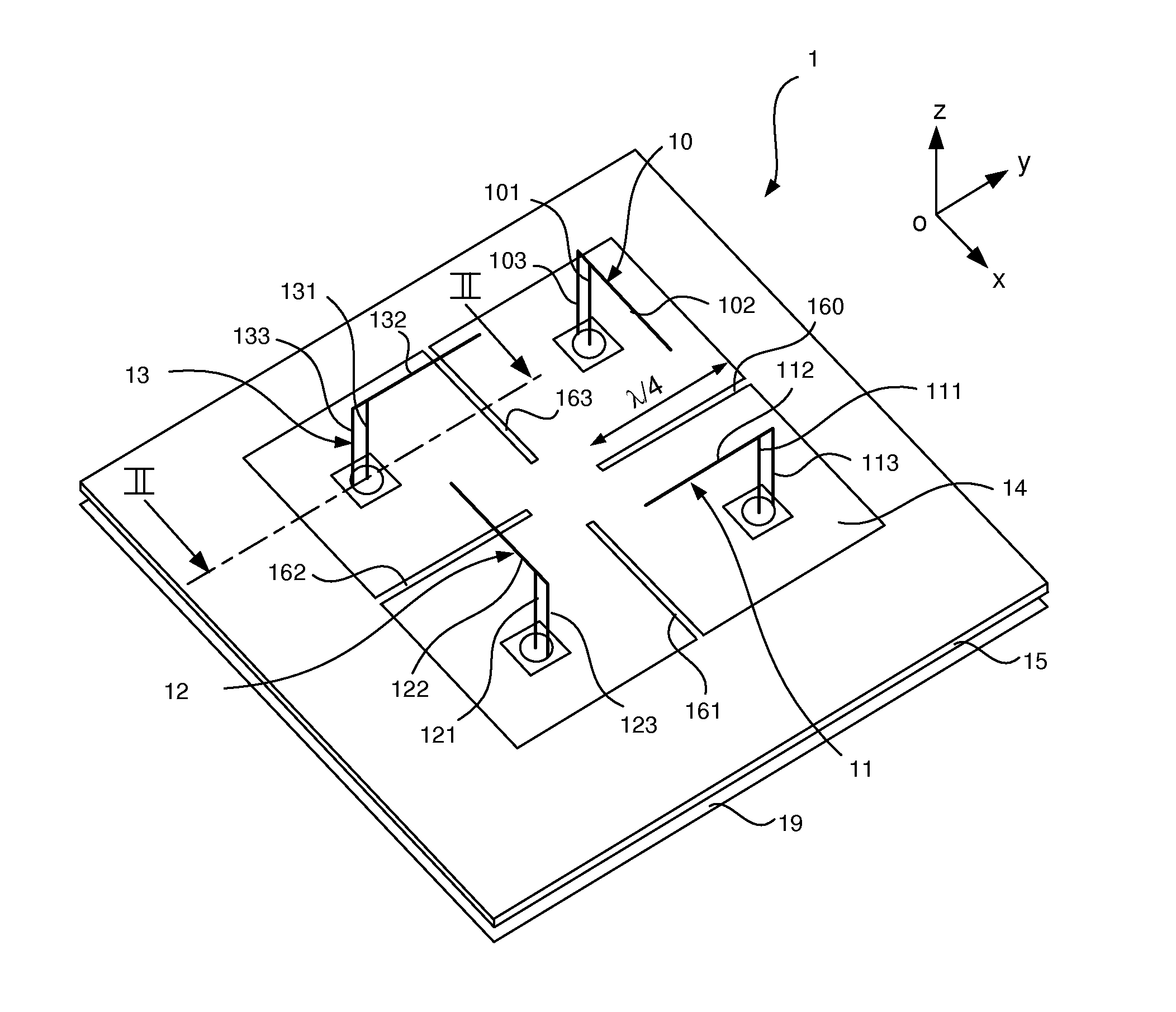 UHF RFID Reader with Improved Antenna System