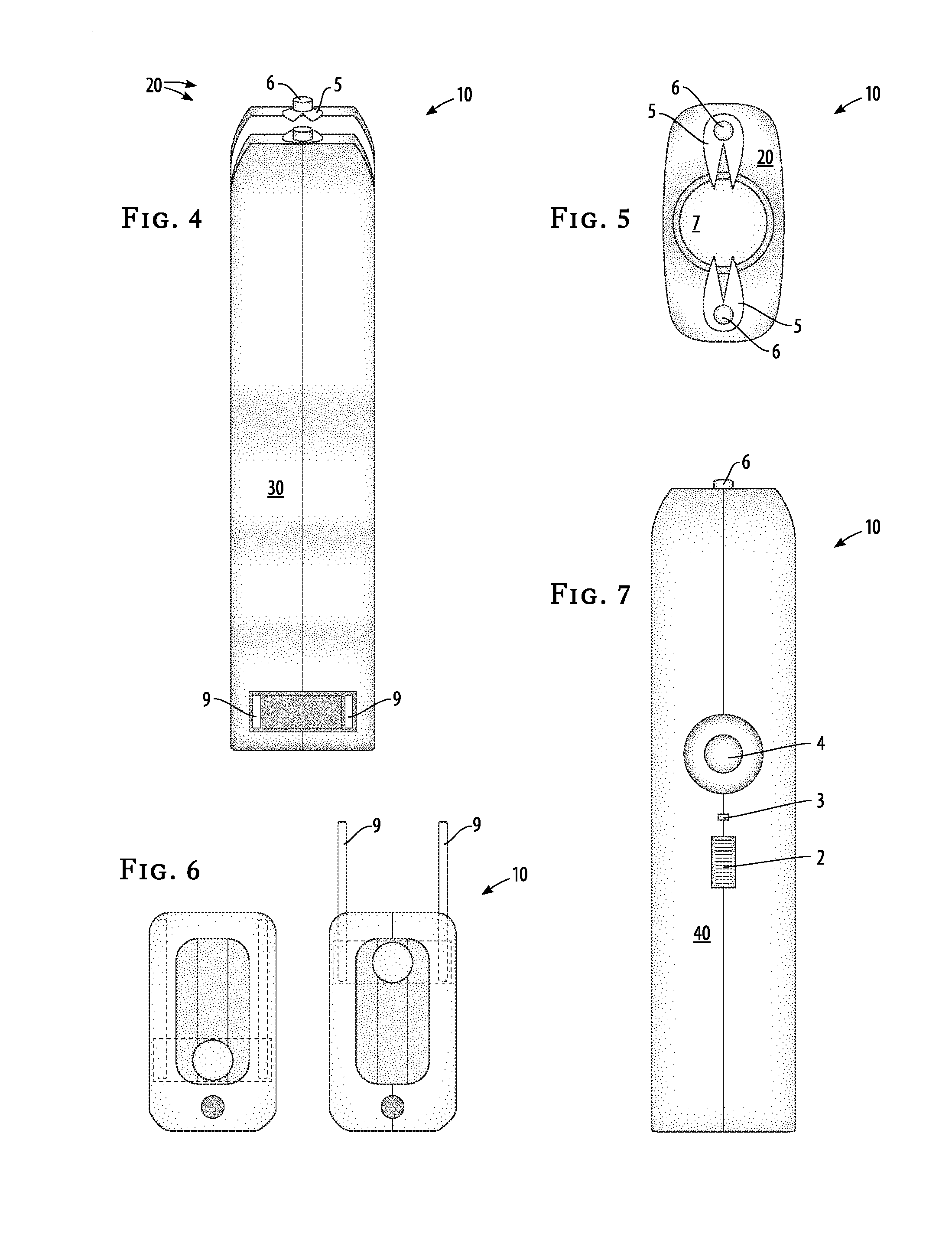 Hand-held personal-protection shock device